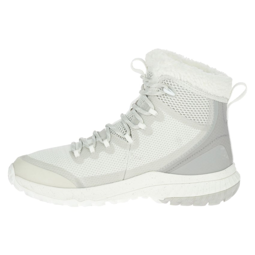 Bottes Merrell Bravada Knit Bluff Polar Waterproof Blanche/Grise Femme | P.G.DUSN